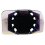 Piastra specchio retrovisore 09-03-08-09 per FIAT PANDA dal 2003 al 2011 lato destro passeggero