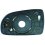 Piastra specchio retrovisore termica per CHEVROLET - DAEWOO AVEO dal 2008 al 2011 lato destro passeggero
