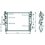 Radiatore acqua per MERCEDES-BENZ M W163 dal 1997 al 2001
