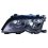 Proiettore nero per BMW 3 E46 dal 2001 al 2005 lato sinistro guidatore