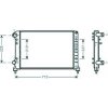 Radiatore acqua per FIAT DOBLO' dal 2005 al 2009