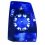 Piastra specchio retrovisore termica superiore per FORD TRANSIT CUSTOM dal 2012 lato destro passeggero