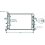 Radiatore acqua per OPEL ASTRA H dal 2004 al 2007