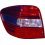 Fanale posteriore corpo nero per MERCEDES-BENZ M W164 dal 2005 al 2008 lato destro passeggero