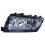 Proiettore nero per SKODA FABIA dal 2004 al 2006 lato sinistro guidatore