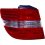 Fanale posteriore esterno bianco per MERCEDES-BENZ B W245 dal 2005 al 2008 lato sinistro guidatore