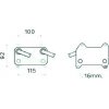 Radiatore olio per VOLVO S40 dal 2000 al 2004