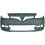 Paraurto anteriore verniciabile 05-13-08-16 per RENAULT SCENIC dal 2012 al 2016