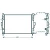Radiatore acqua per RENAULT SCENIC dal 2006 al 2009