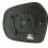 Piastra specchio retrovisore termica per TOYOTA LAND CRUISER dal 2013 al 2017 lato sinistro guidatore