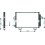 Condensatore per TOYOTA RAV 4 dal 2003 al 2005