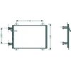 Condensatore per AUDI A2 dal 2000 al 2005