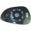 Piastra specchio retrovisore termica per FORD FIESTA MK VI dal 2012 al 2017 lato sinistro guidatore