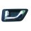 Maniglia apriporta interna anteriore cromata per HYUNDAI GETZ dal 2005 al 2011 lato sinistro guidatore