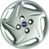 Coppa ruota diametro 13 mod. brush logo blu per FIAT SEICENTO dal 1998 al 2010