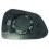 Piastra specchio retrovisore per HYUNDAI i10 dal 2013 al 2016 lato sinistro guidatore