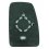 Piastra specchio retrovisore termica superiore per RENAULT MASTER dal 2010 lato sinistro guidatore
