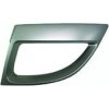 Modanatura paraurto anteriore argento per RENAULT SCENIC dal 2009 al 2012 lato sinistro guidatore