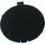 Tappo paraurto anteriore nero lucido per FIAT PUNTO dal 2009 al 2012