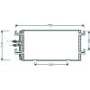 Condensatore per VOLKSWAGEN TRANSPORTER T4 CARAVELLE dal 1996 al 2003