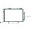 Radiatore acqua per MERCEDES-BENZ C W202 dal 1993 al 1997
