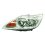Proiettore cromato adattivo per FORD FOCUS dal 2008 al 2011 lato sinistro guidatore