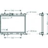 Radiatore acqua per CITROEN XSARA PICASSO dal 1999 al 2003