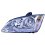 Proiettore cromato per FORD FOCUS dal 2004 al 2008 lato destro passeggero