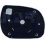Piastra specchio retrovisore termica per TOYOTA RAV 4 dal 2010 al 2012 lato sinistro guidatore