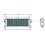 Intercooler per MERCEDES-BENZ A W168 dal 2001 al 2004