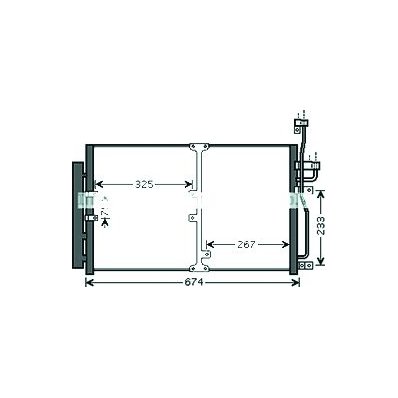 Condensatore per OPEL ANTARA dal 2006 al 2010 Codice OEM 20759648