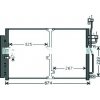 Condensatore per OPEL ANTARA dal 2006 al 2010