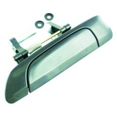 Maniglia esterna posteriore nera liscia per HONDA CIVIC dal 2003 al 2005 lato sinistro guidatore