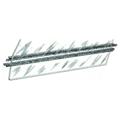 Profilo raschiavetro esterno cromato per AUTOBIANCHI Y10 dal 1985 al 1992 lato sinistro guidatore