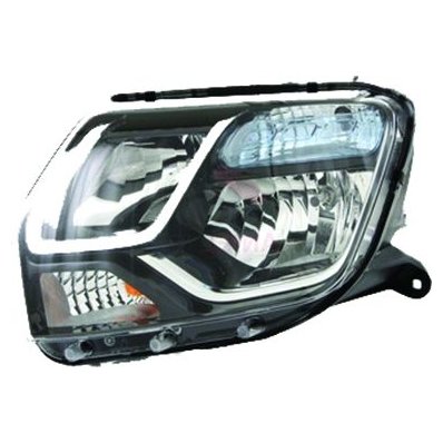 Proiettore 10-13 - 01-15 con fanale blu per DACIA DUSTER dal 2013 al 2017 lato sinistro guidatore Codice OEM 260606709R