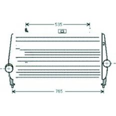 Intercooler per CITROEN C5 dal 2008