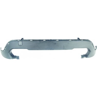 Paraurto anteriore nero inferiore per BMW X1 E84 dal 2009 al 2012