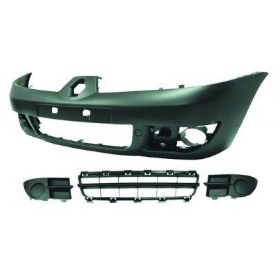 Paraurto anteriore verniciabile completo di griglie per RENAULT CLIO dal 2005 al 2009 Codice OEM 7701209646