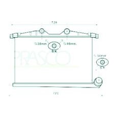Intercooler per CITROEN C5 dal 2008