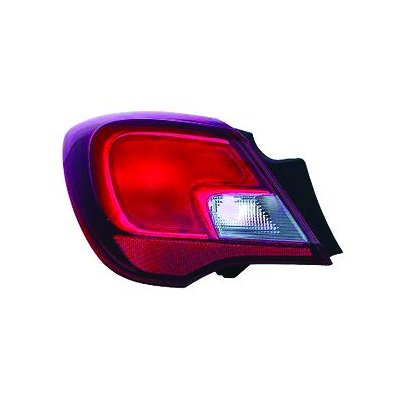 Fanale posteriore esterno 3 porte per OPEL CORSA E dal 2014 al 2019 lato sinistro guidatore Codice OEM 1222567