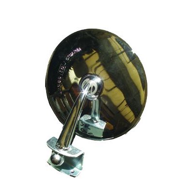 Retrovisore a morsetto cromato per FIAT 500 dal 1965 al 1975 lato destro passeggero