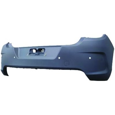 Paraurto posteriore verniciabile con fori sensore per CITROEN C4 dal 2010 Codice OEM 1613360580