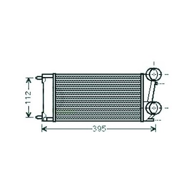 Intercooler per DS DS5 dal 2011 Codice OEM 384N9