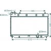 Radiatore acqua per HONDA JAZZ dal 2002 al 2008