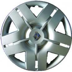 Coppa ruota diametro 16 logo cromato per RENAULT LAGUNA dal 2001 al 2005