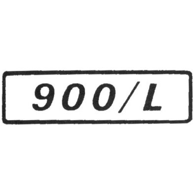 Sigla laterale per FIAT 127 dal 1971 al 1985 Codice OEM 4396642
