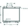 Radiatore acqua per CITROEN C3 dal 2002 al 2005