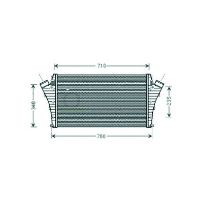 Intercooler per OPEL SIGNUM dal 2005 al 2008 Codice OEM 51770436