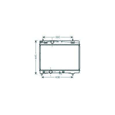 Radiatore acqua per TOYOTA YARIS dal 2017 Codice OEM 164000Q040