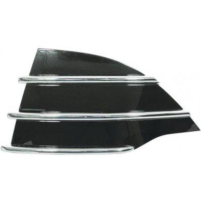 Griglia laterale paraurto nera lucida con modanatura cromata per FORD KUGA dal 2012 al 2016 lato sinistro guidatore Codice OEM 1870306